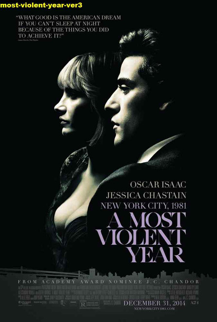 Jual Poster Film most violent year ver3