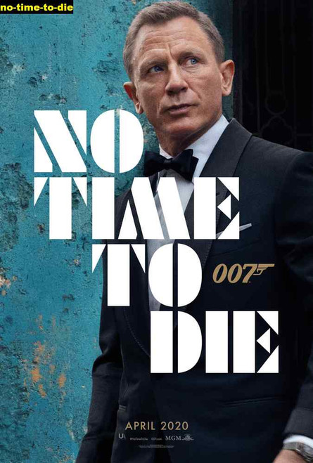 Jual Poster Film no time to die