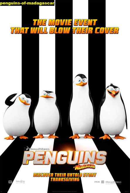 Jual Poster Film penguins of madagascar