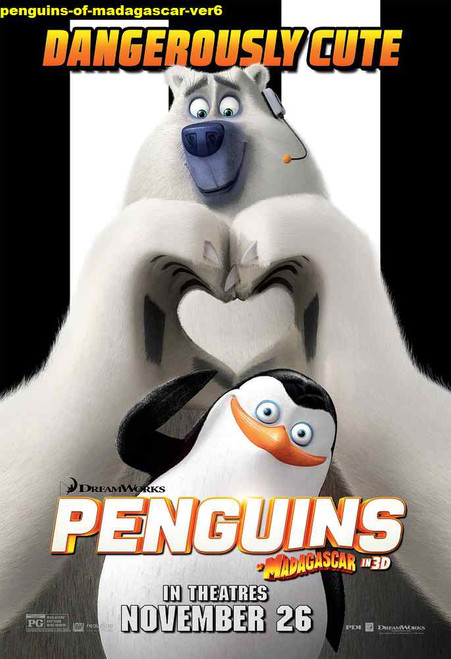 Jual Poster Film penguins of madagascar ver6