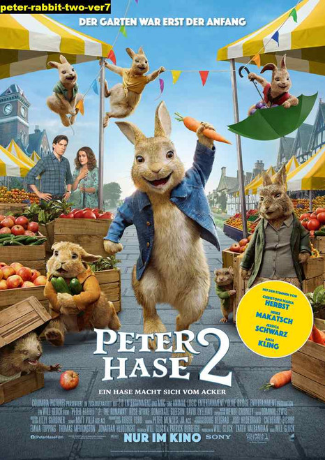 Jual Poster Film peter rabbit two ver7