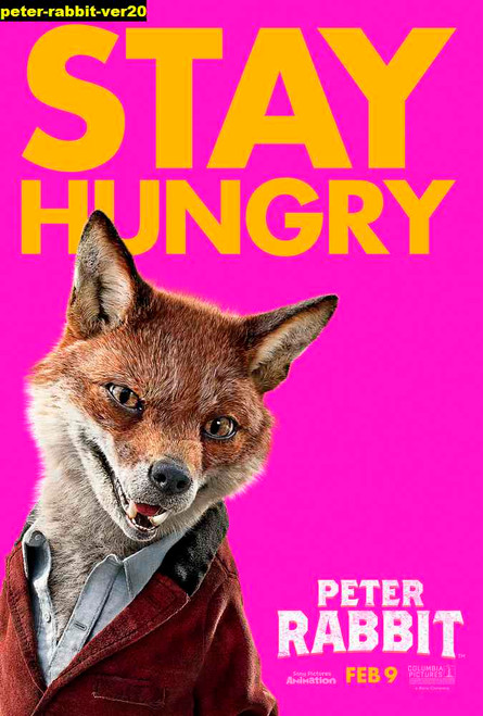 Jual Poster Film peter rabbit ver20