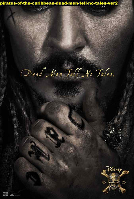 Jual Poster Film pirates of the caribbean dead men tell no tales ver2