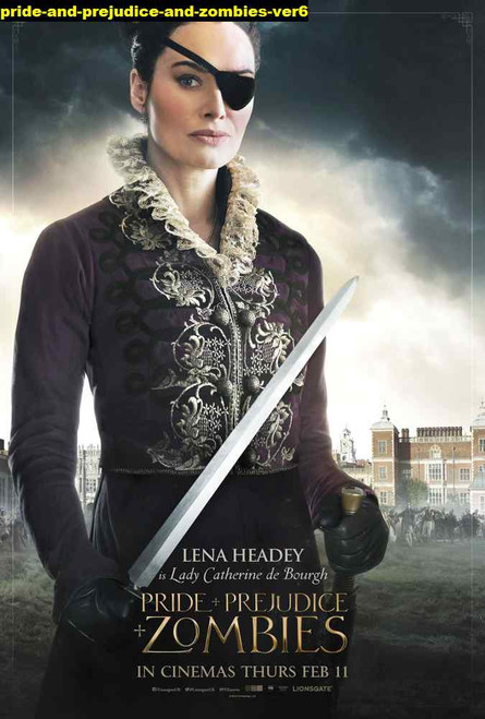 Jual Poster Film pride and prejudice and zombies ver6 Jual Poster Film pride and prejudice and zombies ver6