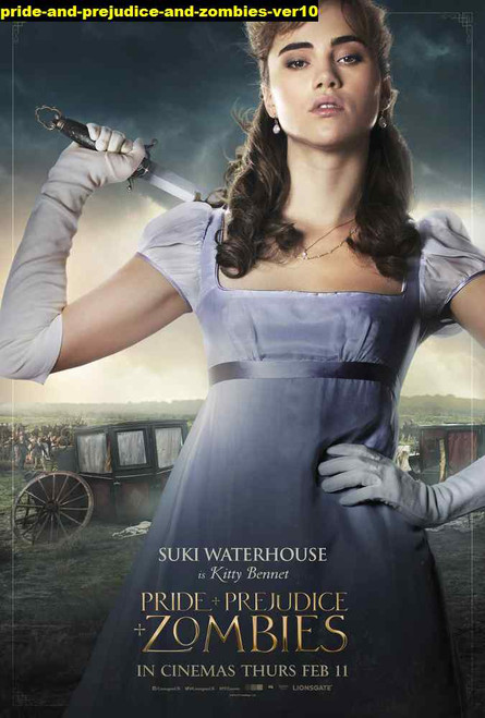 Jual Poster Film pride and prejudice and zombies ver10