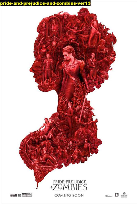 Jual Poster Film pride and prejudice and zombies ver13