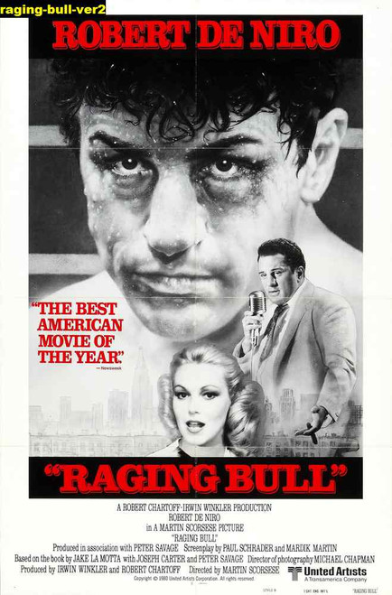 Jual Poster Film raging bull ver2