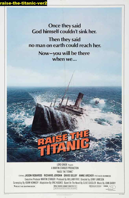 Jual Poster Film raise the titanic ver2