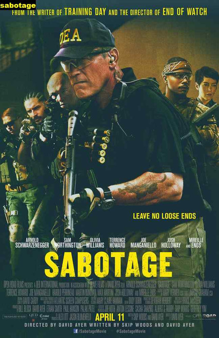 Jual Poster Film sabotage