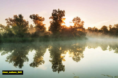 jual poster pemandangan sungai river 041