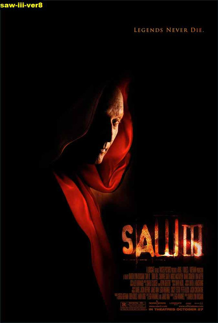 Jual Poster Film saw iii ver8
