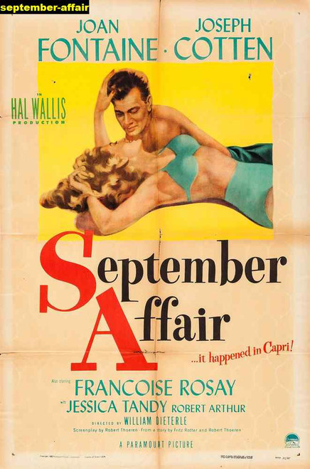 Jual Poster Film september affair