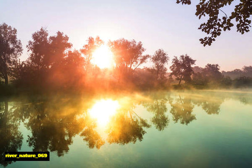 jual poster pemandangan sungai river 069