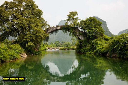 jual poster pemandangan sungai river 096