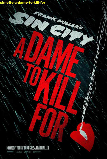 Jual Poster Film sin city a dame to kill for