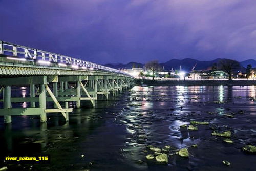 jual poster pemandangan sungai river 115