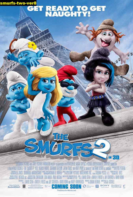 Jual Poster Film smurfs two ver8