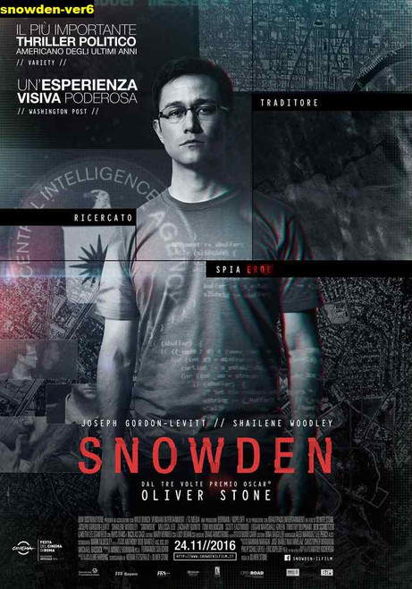 Jual Poster Film snowden ver6