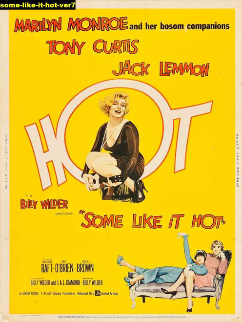 Jual Poster Film some like it hot ver7