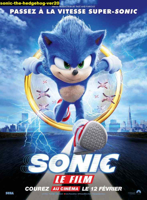 Jual Poster Film sonic the hedgehog ver20