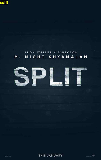 Jual Poster Film split Jual Poster Film split