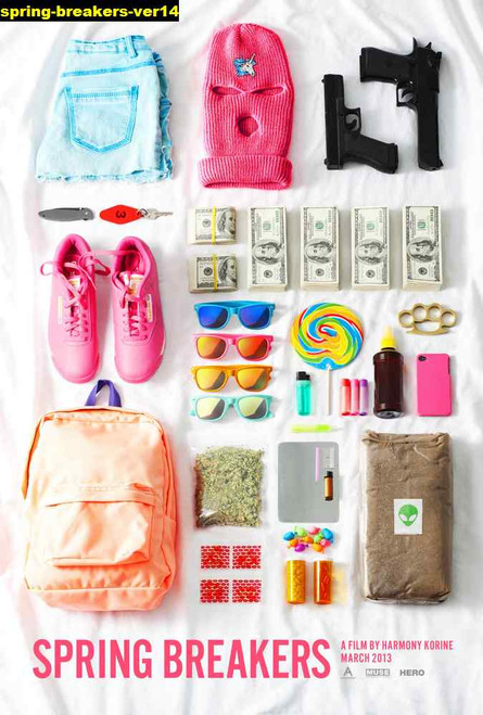 Jual Poster Film spring breakers ver14