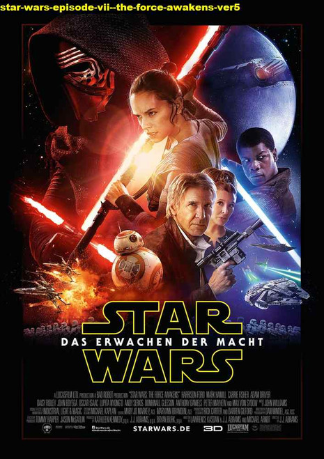 Jual Poster Film star wars episode vii the force awakens ver5