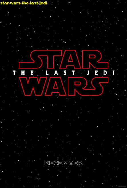 Jual Poster Film star wars the last jedi