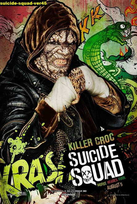 Jual Poster Film suicide squad ver45