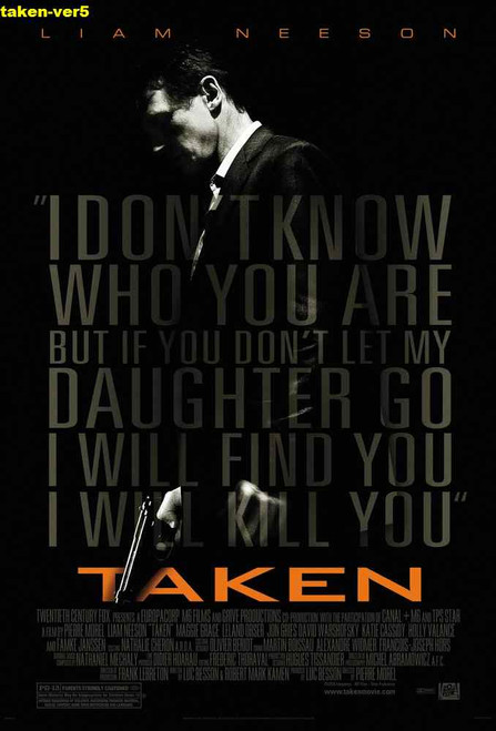 Jual Poster Film taken ver5