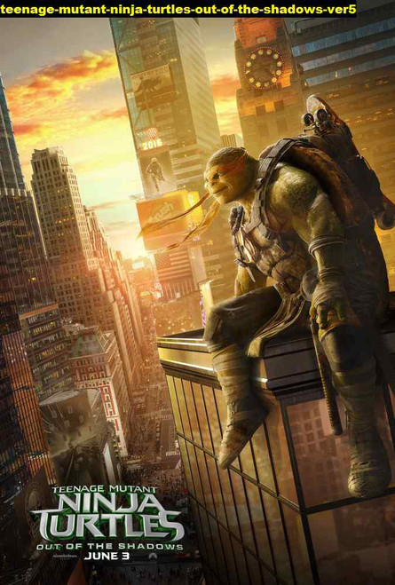 Jual Poster Film teenage mutant ninja turtles out of the shadows ver5