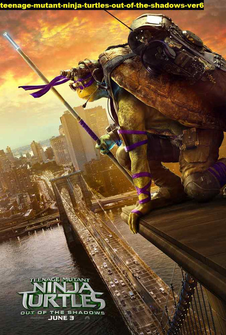 Jual Poster Film teenage mutant ninja turtles out of the shadows ver6