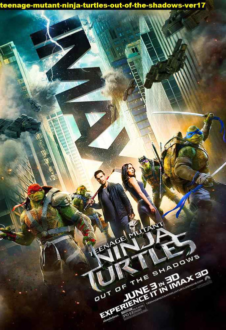 Jual Poster Film teenage mutant ninja turtles out of the shadows ver17