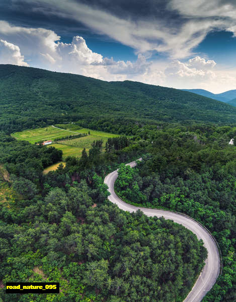 jual poster pemandangan jalan road 095