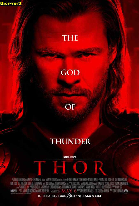 Jual Poster Film thor ver3