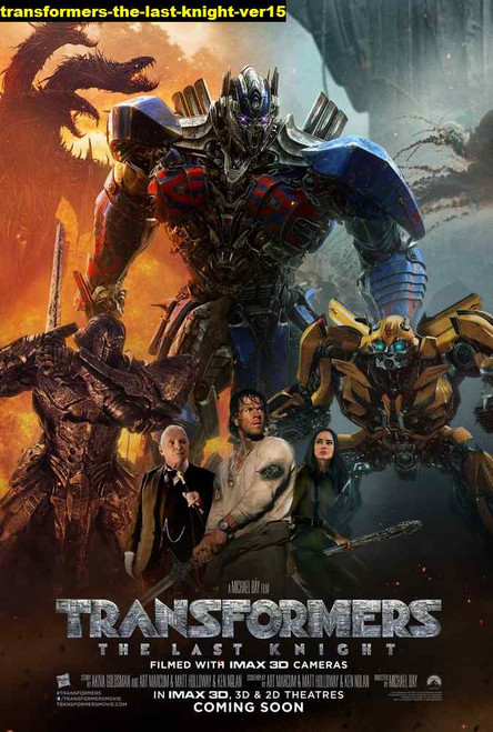 Jual Poster Film transformers the last knight ver15
