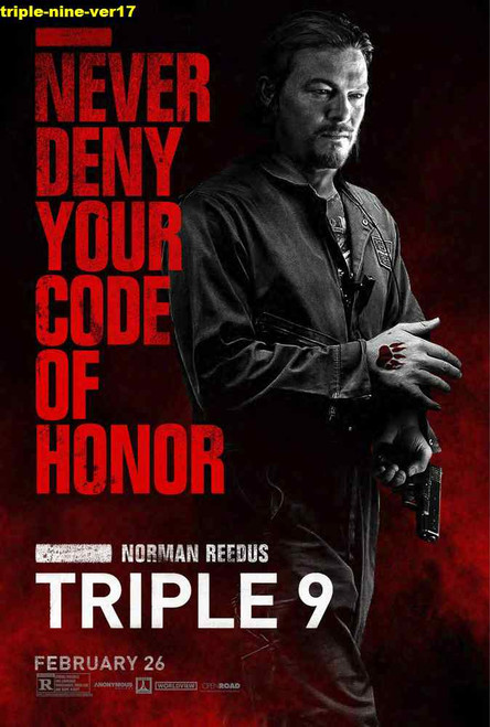 Jual Poster Film triple nine ver17