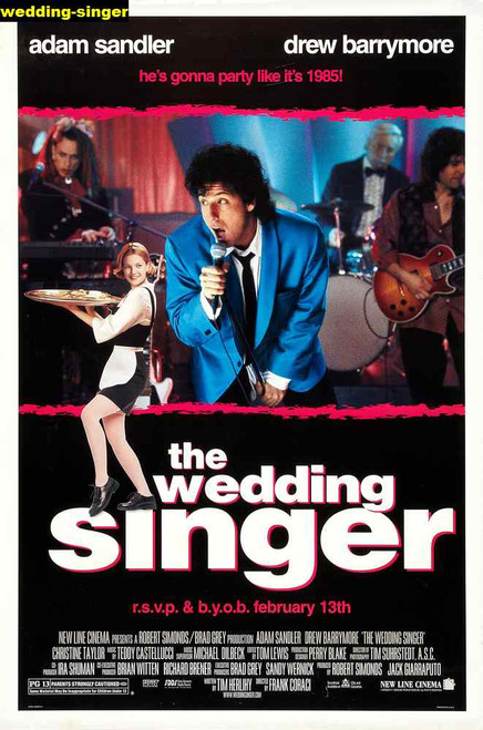 Jual Poster Film wedding singer
