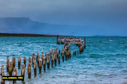 jual poster pemandangan laut sea 104