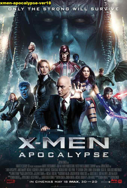 Jual Poster Film xmen apocalypse ver18