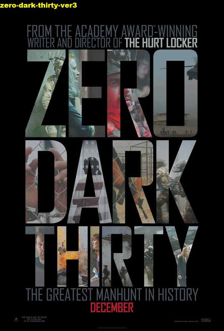 Jual Poster Film zero dark thirty ver3