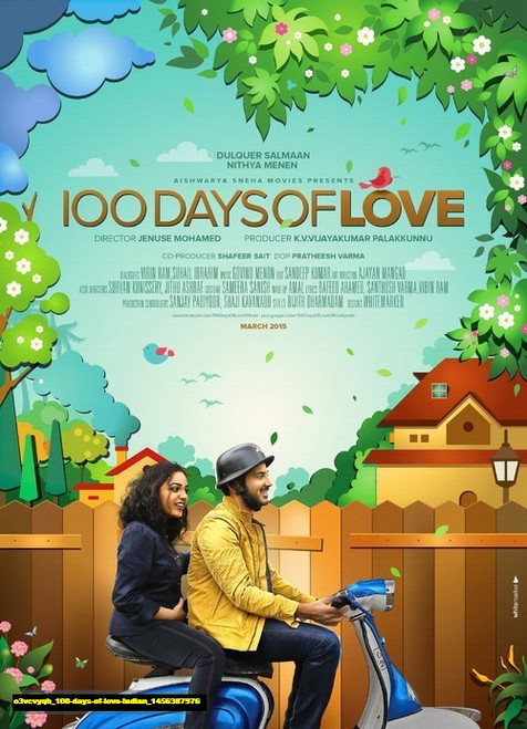 Jual Poster Film 100 days of love indian (o3vcvyqb)