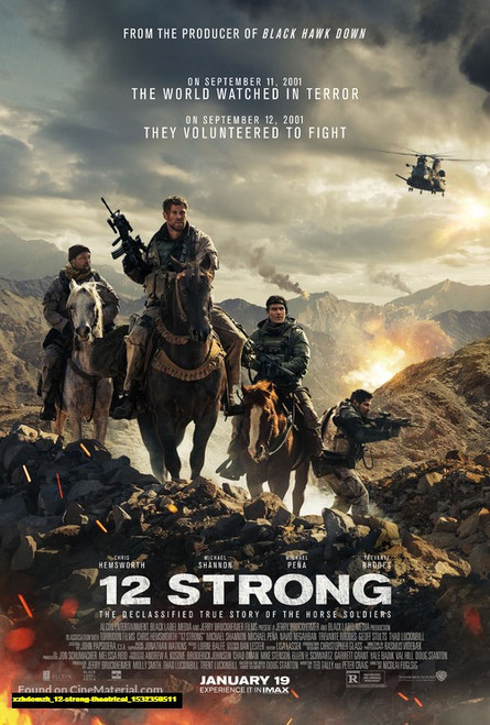 Jual Poster Film 12 strong theatrical (xzbdomzh)