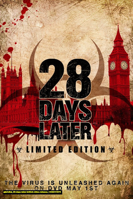 Jual Poster Film 28 days later british video release (gfp5z8xj)