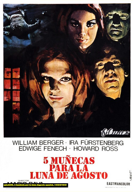 Jual Poster Film 5 bambole per la luna dagosto spanish (sphob62h)