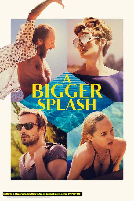 Jual Poster Film a bigger splash british video on demand movie cover (jvn2sr0p)