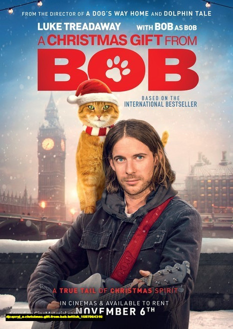 Jual Poster Film a christmas gift from bob british (djcqzryj)