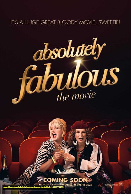 Jual Poster Film absolutely fabulous the movie british (qbwil7au)