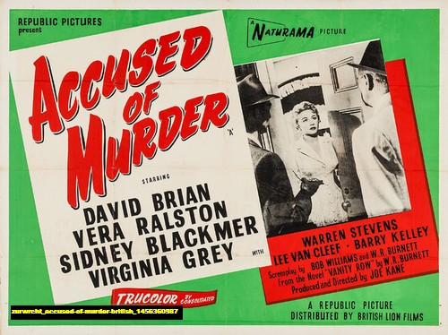 Jual Poster Film accused of murder british (zurwrcht)