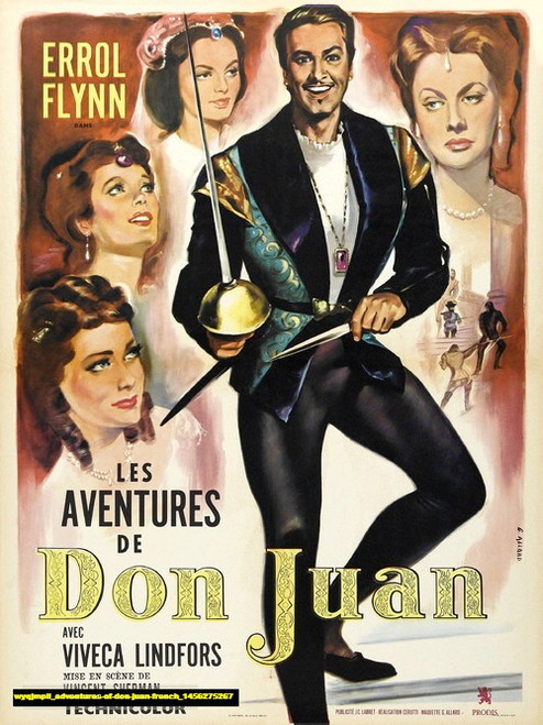 Jual Poster Film adventures of don juan french (wyqjmpii)